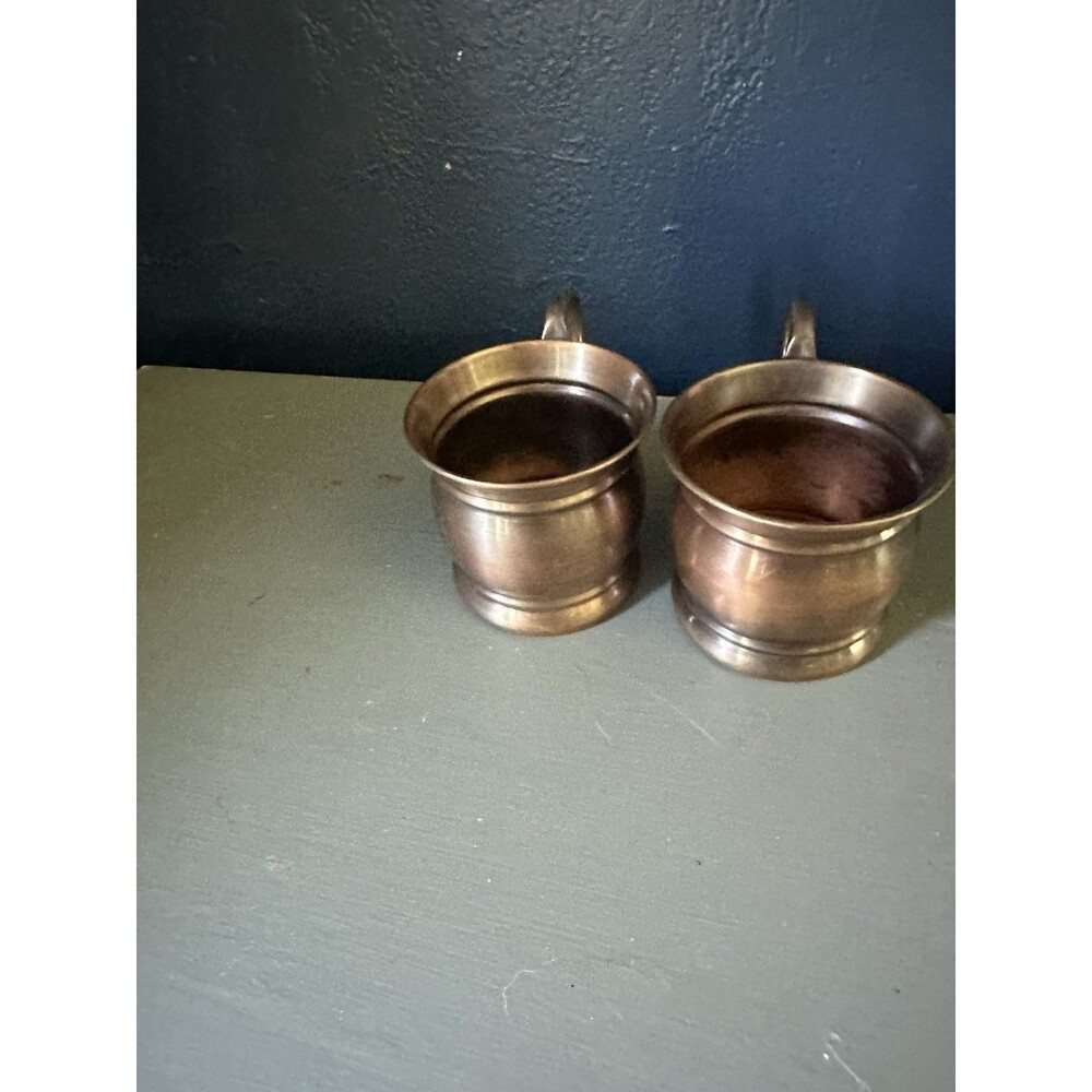 Vintage Butte Copper Company Mule Mug set 2 real copper mugs health/grounding